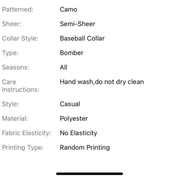 𝐂𝐀𝐌𝐎 𝐏𝐑𝐈𝐍𝐓 𝐁𝐀𝐓𝐖𝐈𝐍𝐆 𝐒𝐋𝐄𝐄𝐕𝐄 𝐉𝐀𝐂𝐊𝐄𝐓 - Picture 6 of 6